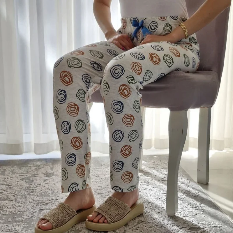 شلوار راحتی زنانه طرح رز